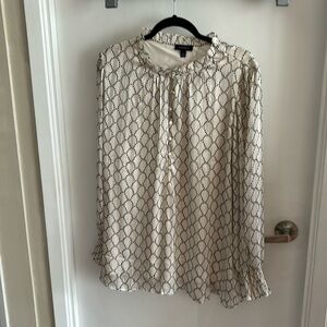 Tamara 2X lined blouse long sleeve
